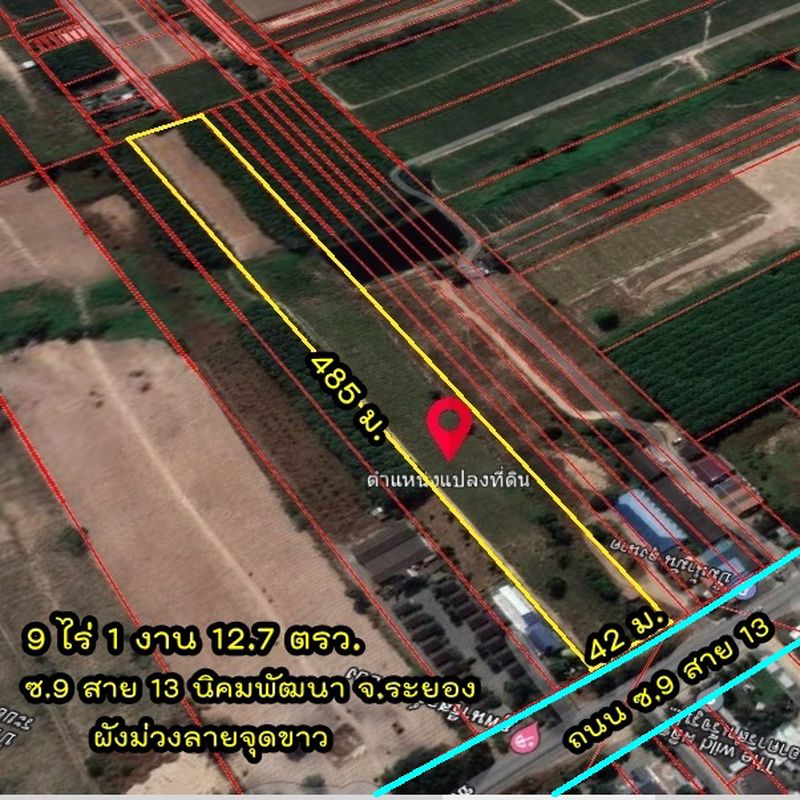 ขายที่ดินนิคมพัฒนา ขายที่ดินระยอง ขายที่ดินนิคมดับบลิวเฮชเอ36